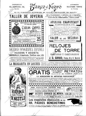 BLANCO Y NEGRO MADRID 29-04-1899 página 2