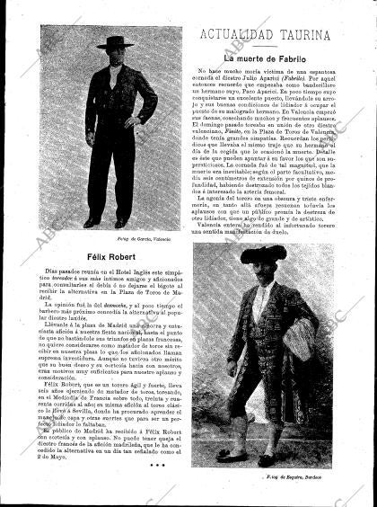 BLANCO Y NEGRO MADRID 06-05-1899