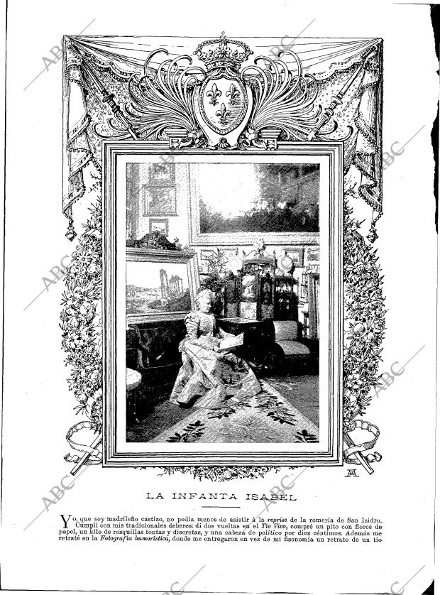 Periódico BLANCO Y NEGRO MADRID 03-06-1899,portada - Archivo ABC