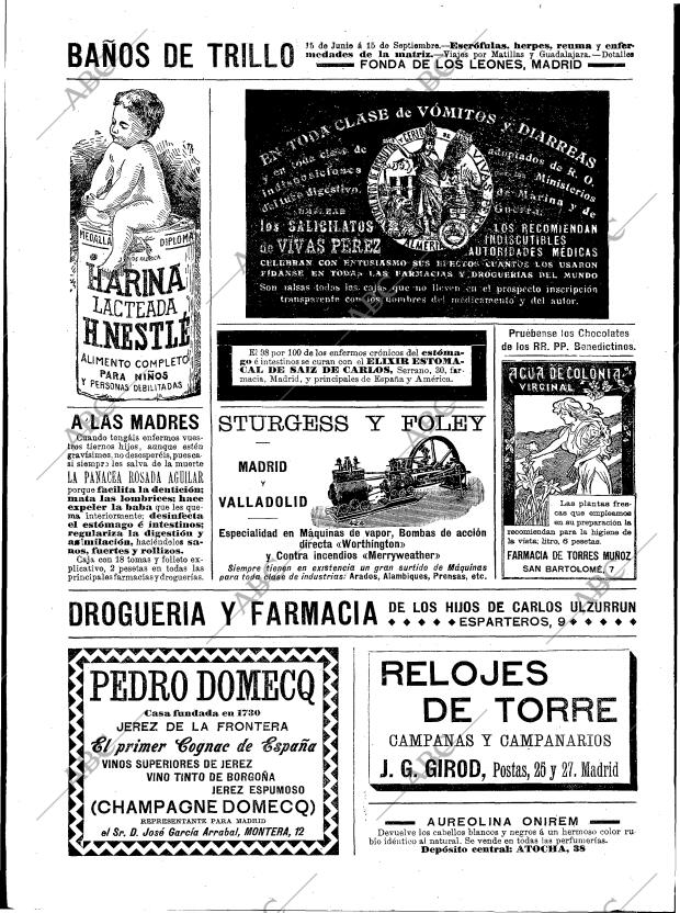 BLANCO Y NEGRO MADRID 15-07-1899 página 22