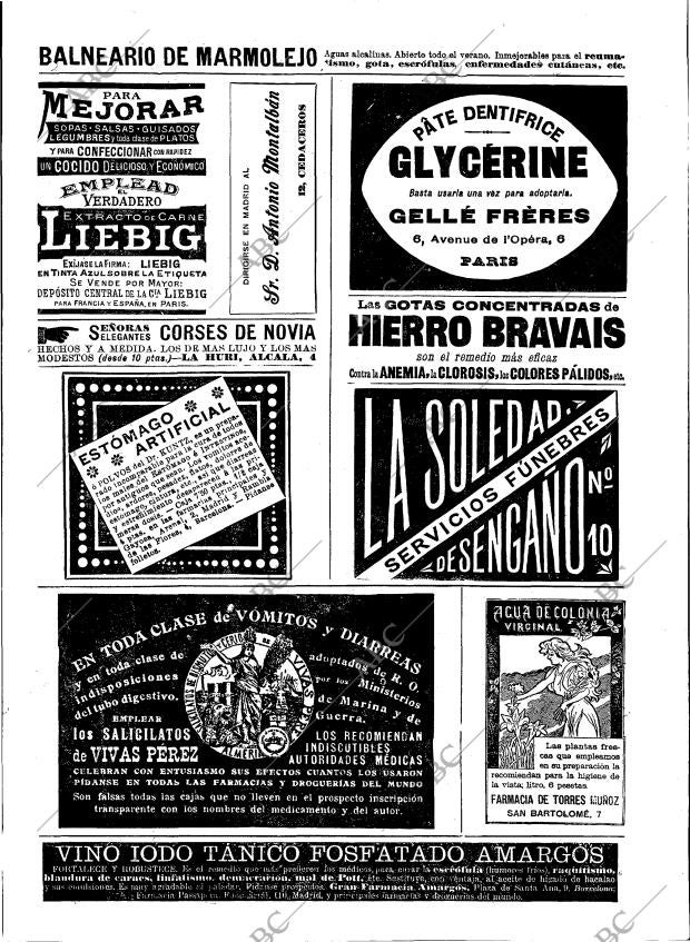 BLANCO Y NEGRO MADRID 12-08-1899 página 23