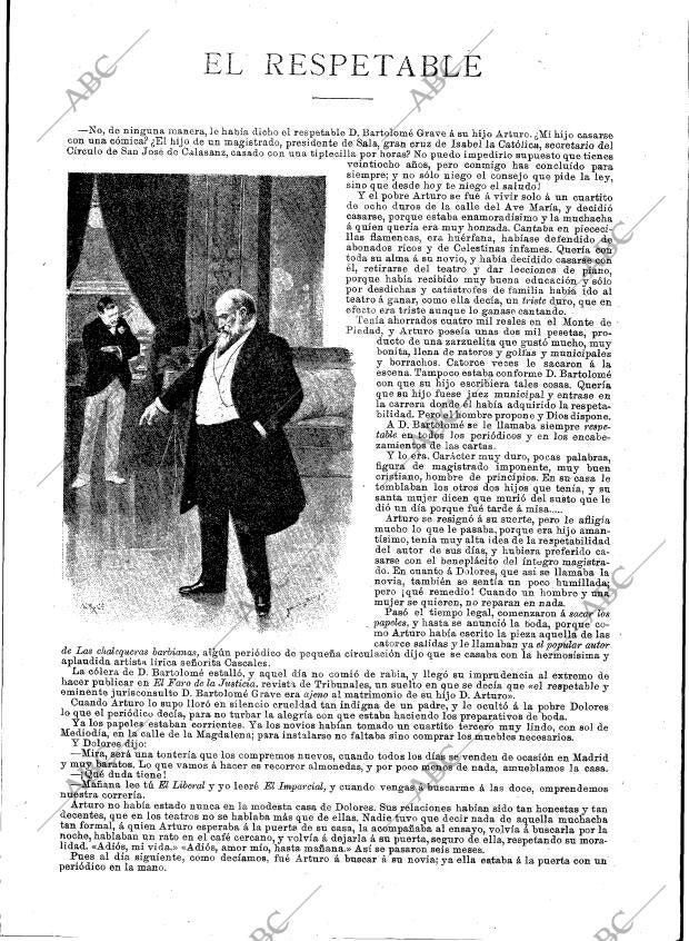 BLANCO Y NEGRO MADRID 30-09-1899 página 3