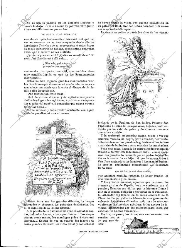 BLANCO Y NEGRO MADRID 28-10-1899 página 4