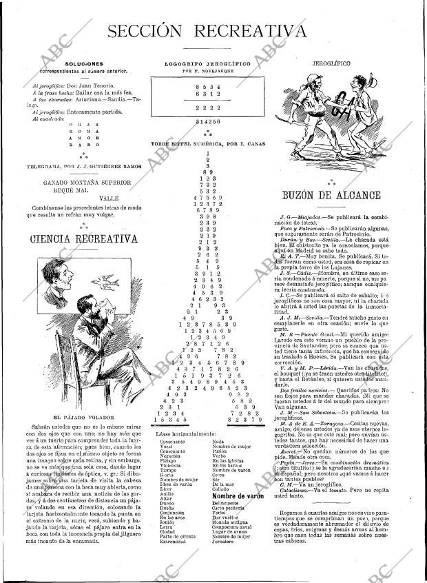 BLANCO Y NEGRO MADRID 11-11-1899 página 23