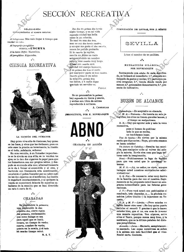 BLANCO Y NEGRO MADRID 18-11-1899 página 19