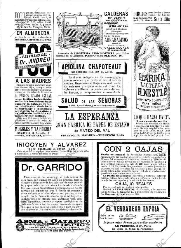 BLANCO Y NEGRO MADRID 18-11-1899 página 22