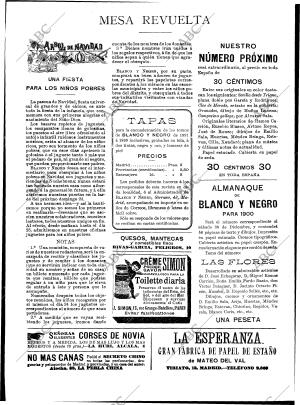 BLANCO Y NEGRO MADRID 09-12-1899 página 20