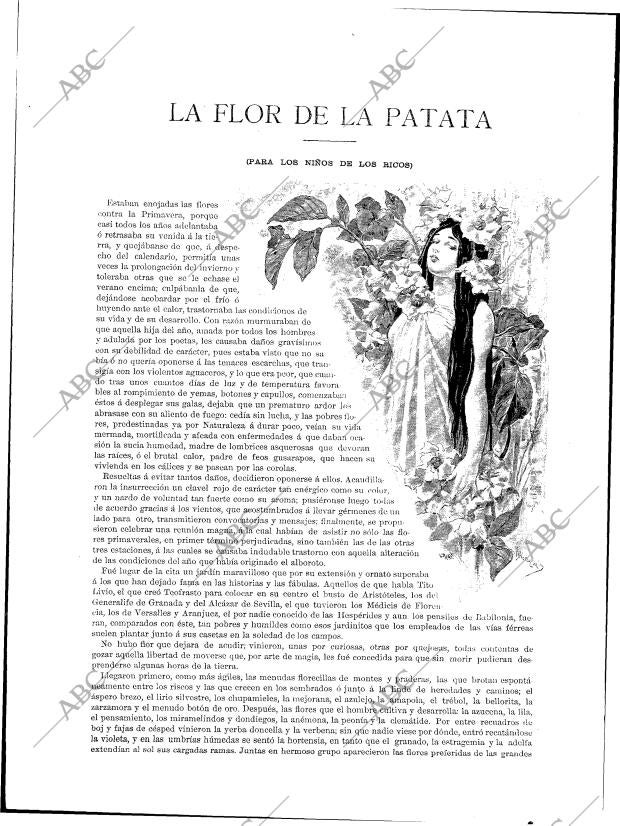 BLANCO Y NEGRO MADRID 30-12-1899 página 14