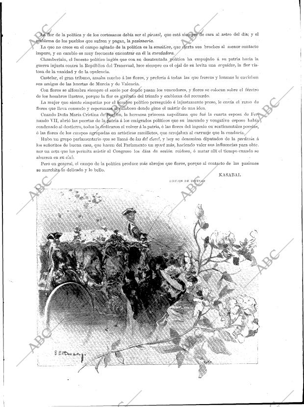 BLANCO Y NEGRO MADRID 30-12-1899 página 5