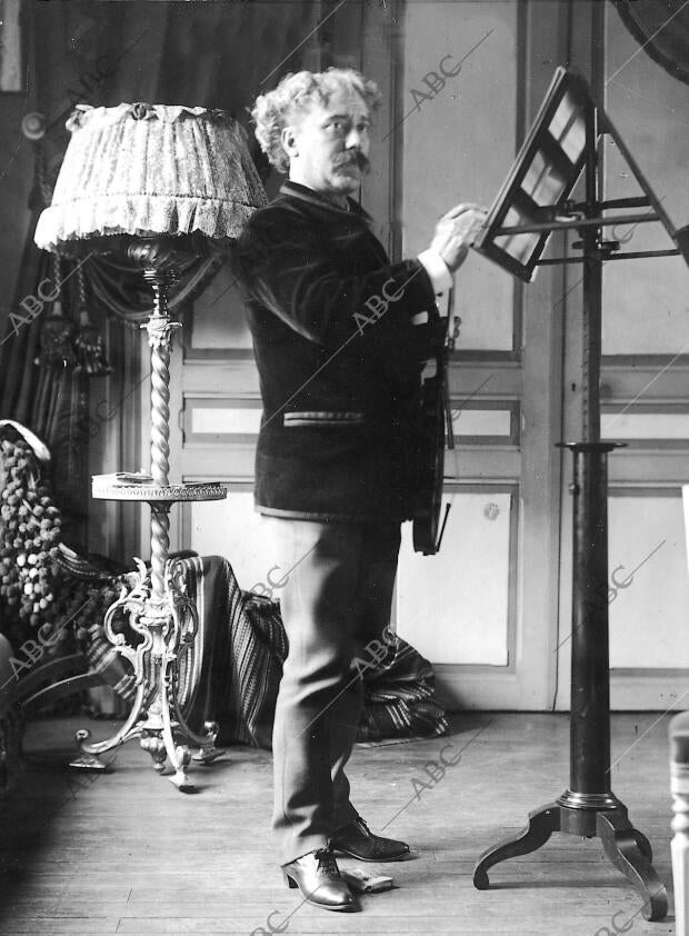 Retrato de Pablo Sarasate, hacia 1900