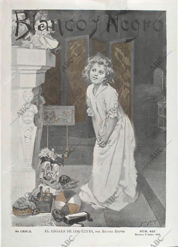 BLANCO Y NEGRO MADRID 06-01-1900 página 1