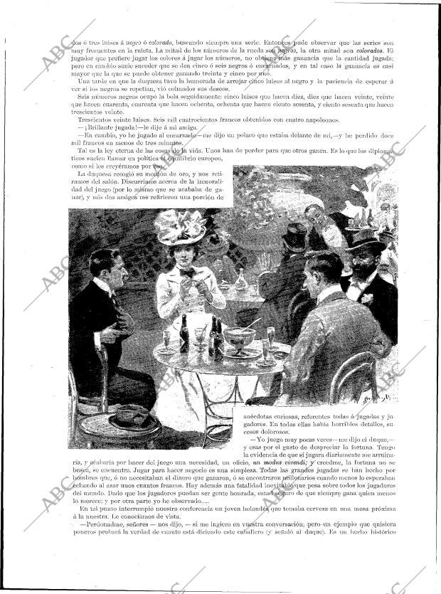 BLANCO Y NEGRO MADRID 06-01-1900 página 20