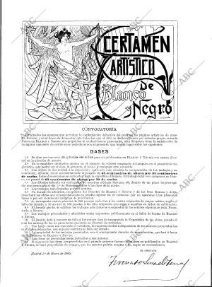 BLANCO Y NEGRO MADRID 06-01-1900 página 23