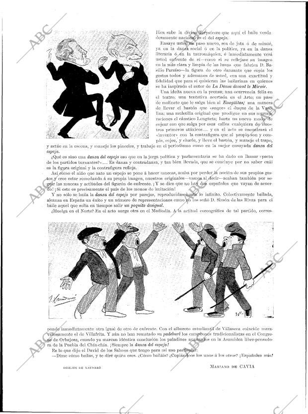 BLANCO Y NEGRO MADRID 06-01-1900 página 6