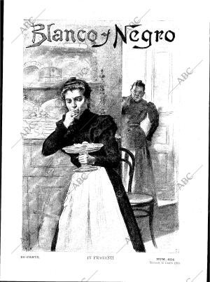 BLANCO Y NEGRO MADRID 13-01-1900 página 1