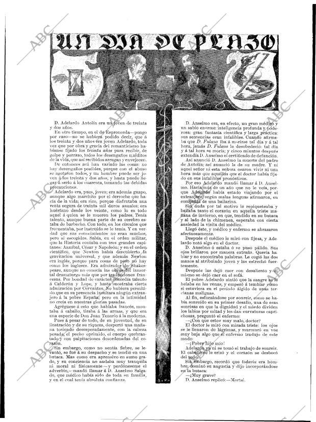 BLANCO Y NEGRO MADRID 17-03-1900 página 2