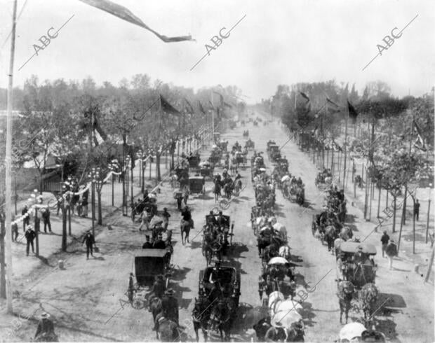 Feria de Abril de Sevilla hacia 1900