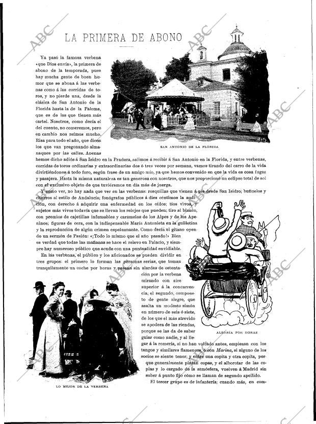 BLANCO Y NEGRO MADRID 16-06-1900 página 13