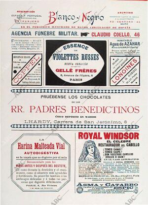 BLANCO Y NEGRO MADRID 23-06-1900 página 20