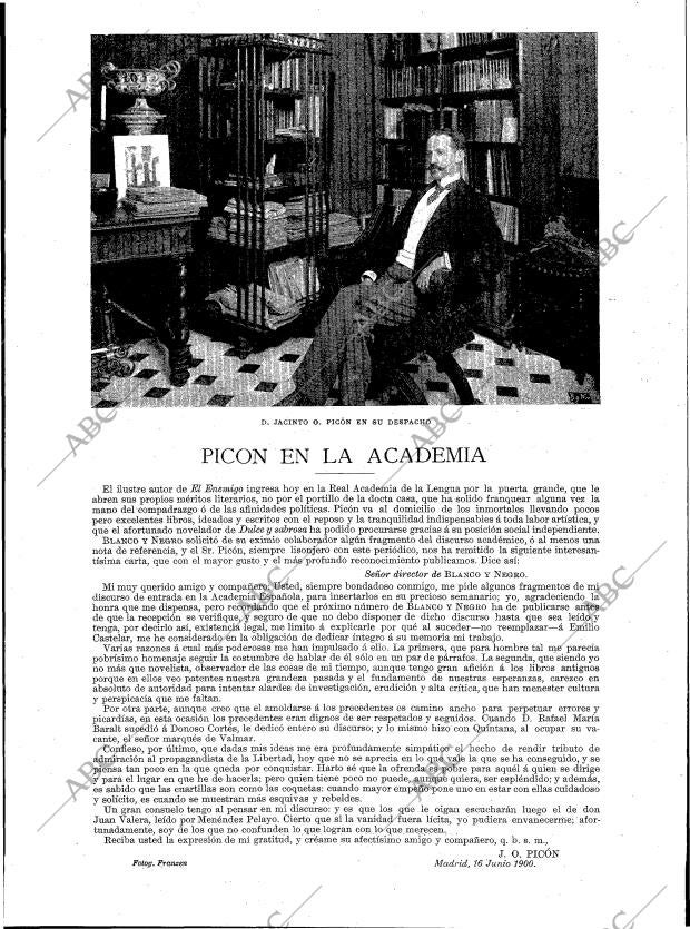 BLANCO Y NEGRO MADRID 23-06-1900 página 5