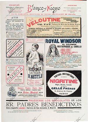 BLANCO Y NEGRO MADRID 01-07-1900 página 20