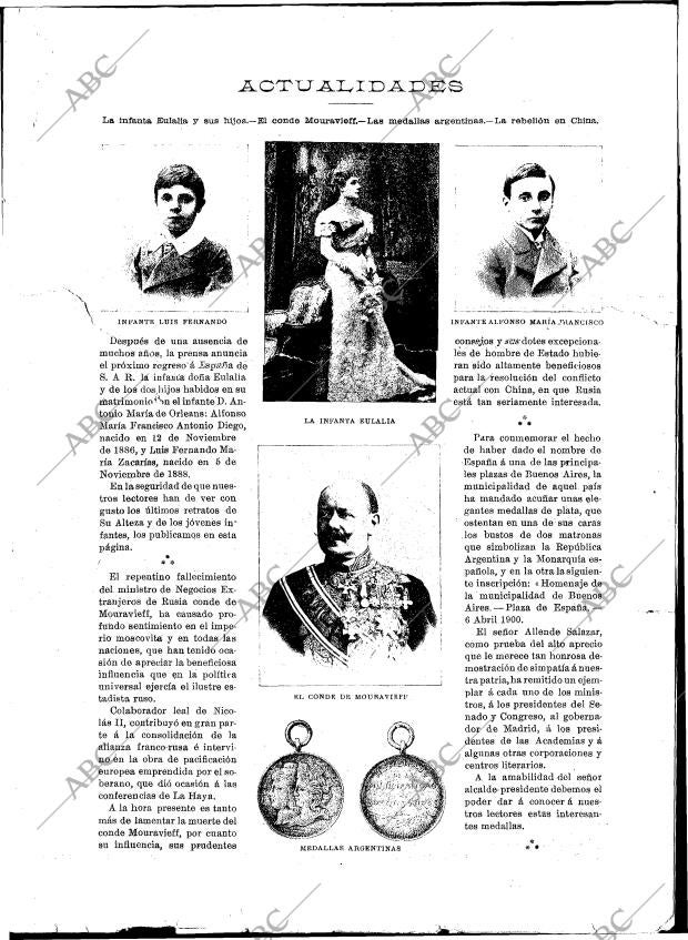 BLANCO Y NEGRO MADRID 01-07-1900 página 9