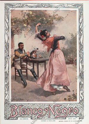 BLANCO Y NEGRO MADRID 11-08-1900 página 1