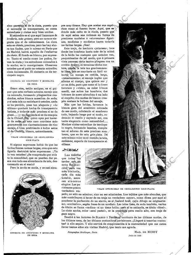 BLANCO Y NEGRO MADRID 11-08-1900 página 11