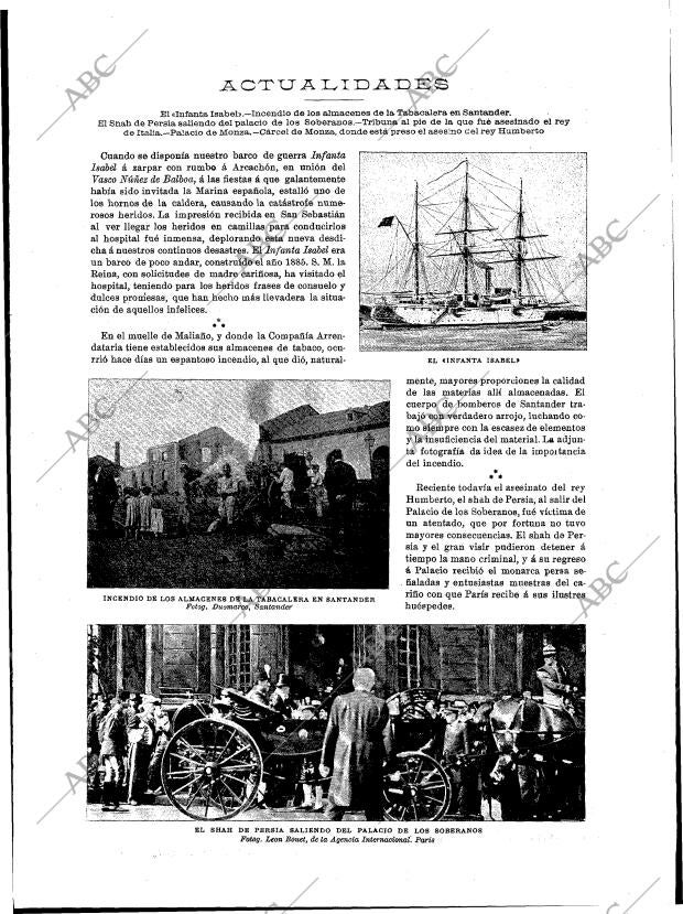 BLANCO Y NEGRO MADRID 11-08-1900 página 13