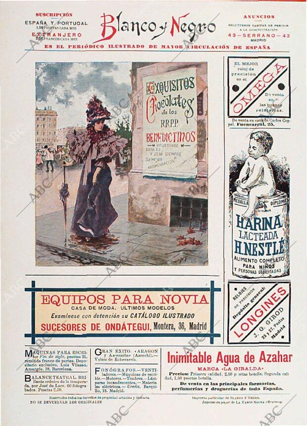 BLANCO Y NEGRO MADRID 11-08-1900 página 20