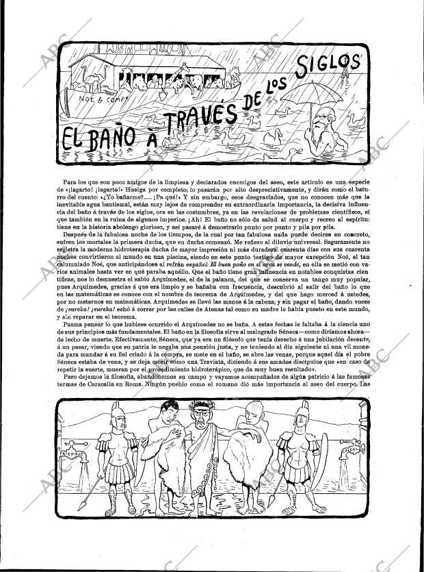 BLANCO Y NEGRO MADRID 11-08-1900 página 5