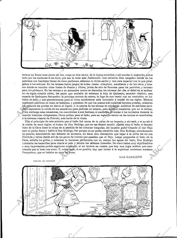 BLANCO Y NEGRO MADRID 11-08-1900 página 6