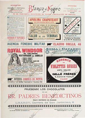 BLANCO Y NEGRO MADRID 18-08-1900 página 20