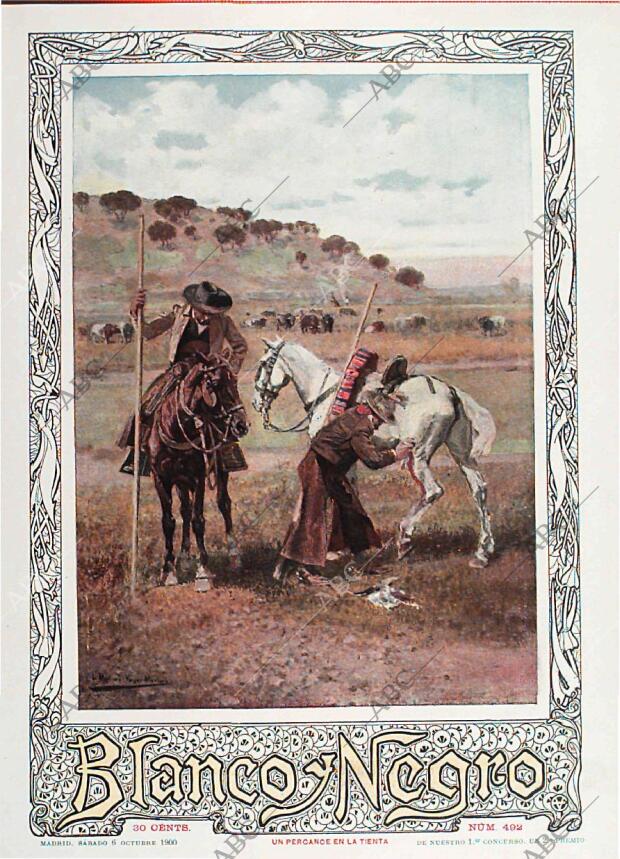 BLANCO Y NEGRO MADRID 06-10-1900 página 1