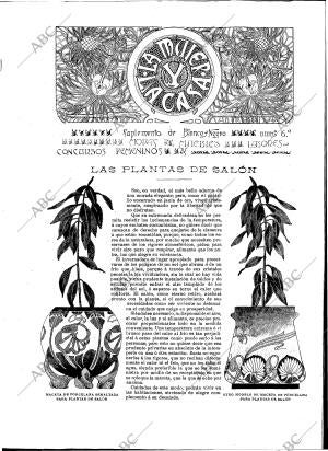 BLANCO Y NEGRO MADRID 13-10-1900 página 11