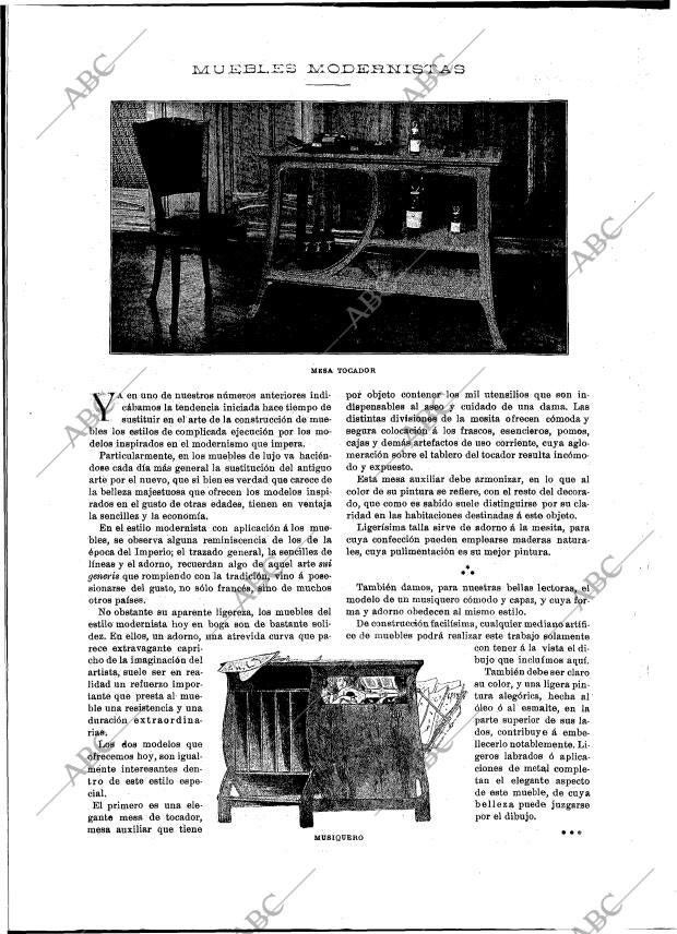 BLANCO Y NEGRO MADRID 13-10-1900 página 14