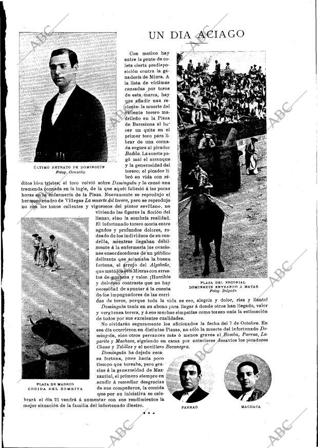 BLANCO Y NEGRO MADRID 13-10-1900 página 15