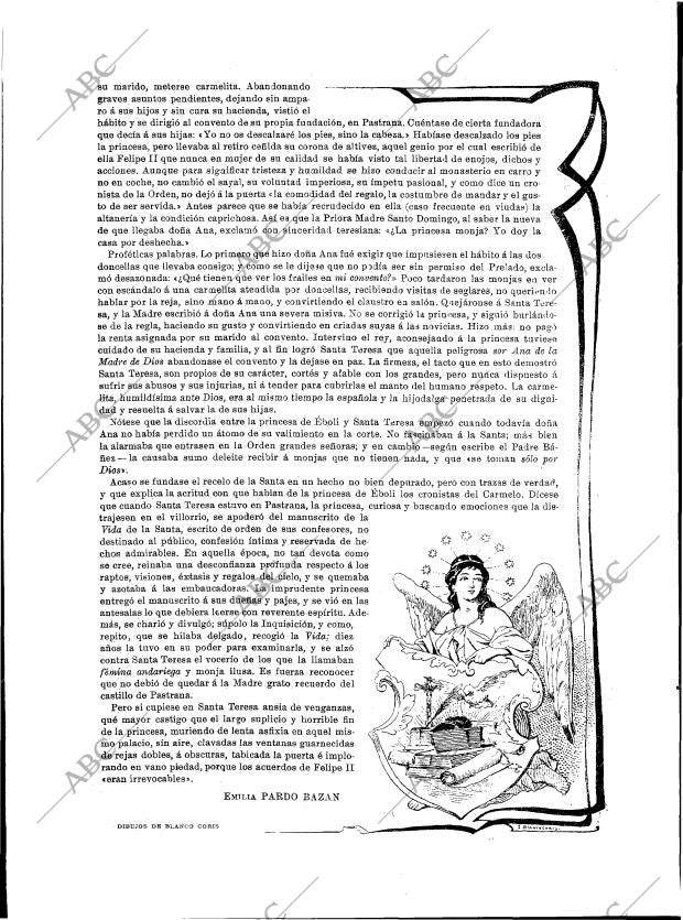 BLANCO Y NEGRO MADRID 13-10-1900 página 20