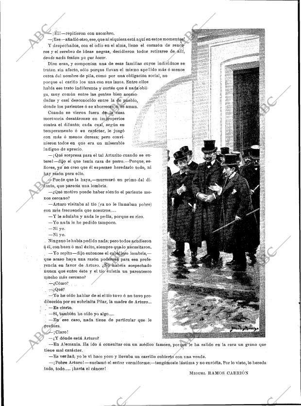 BLANCO Y NEGRO MADRID 13-10-1900 página 4