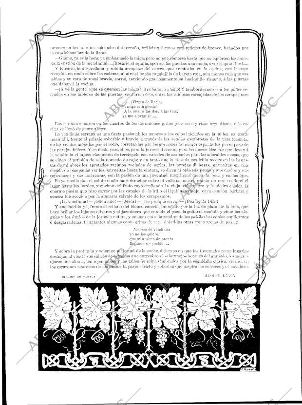 BLANCO Y NEGRO MADRID 13-10-1900 página 6