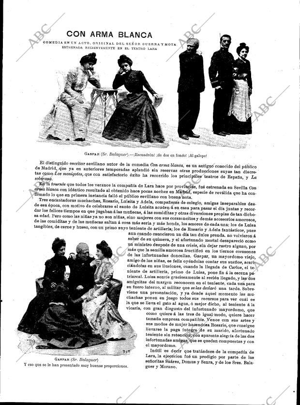 BLANCO Y NEGRO MADRID 20-10-1900 página 11