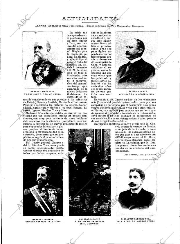 BLANCO Y NEGRO MADRID 27-10-1900 página 16