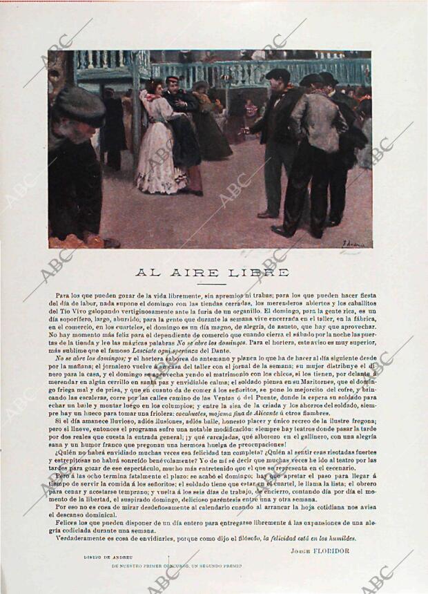 BLANCO Y NEGRO MADRID 27-10-1900 página 19