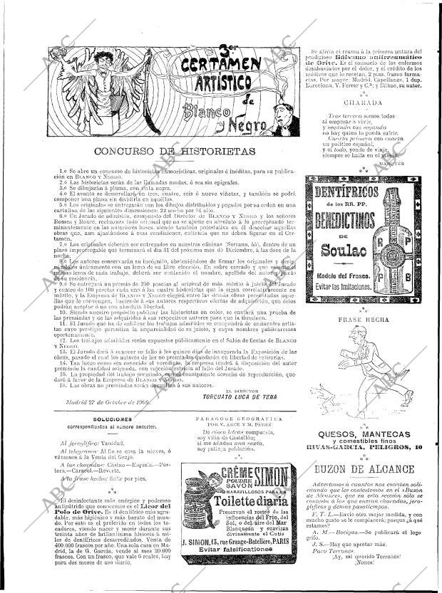 BLANCO Y NEGRO MADRID 27-10-1900 página 22