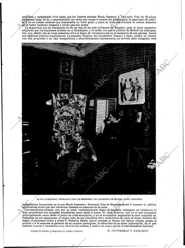 BLANCO Y NEGRO MADRID 27-10-1900 página 9