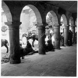 Soportales de la plaza de Sigüenza