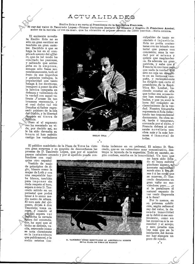 BLANCO Y NEGRO MADRID 12-01-1901 página 17