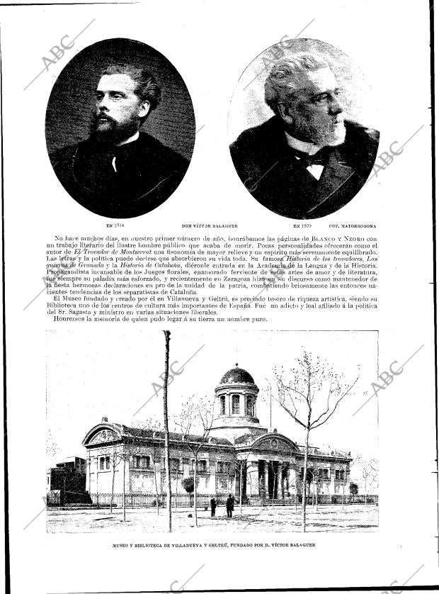 BLANCO Y NEGRO MADRID 19-01-1901 página 10