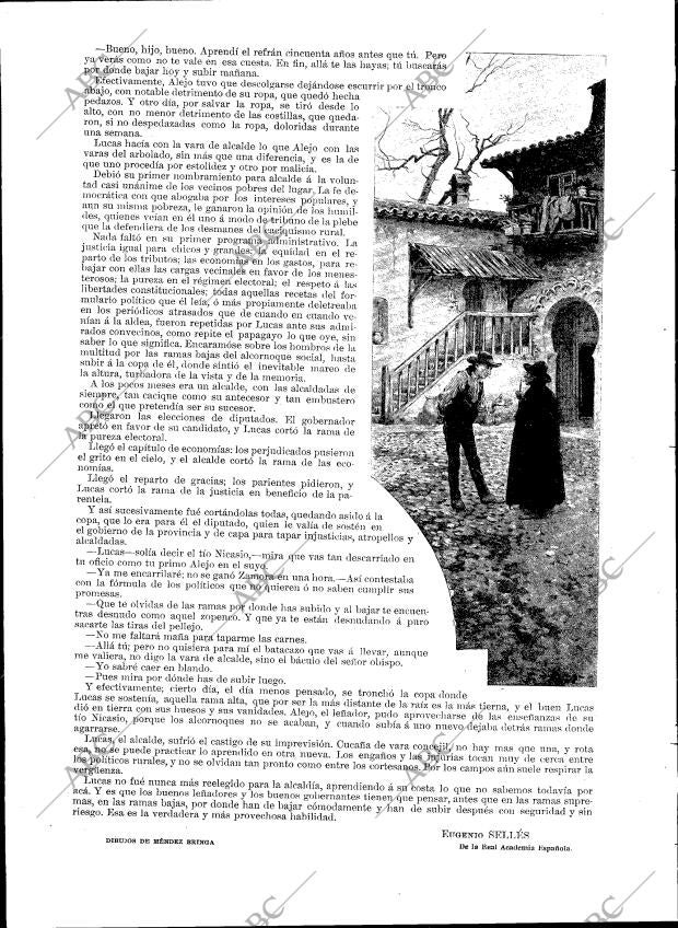 BLANCO Y NEGRO MADRID 19-01-1901 página 20