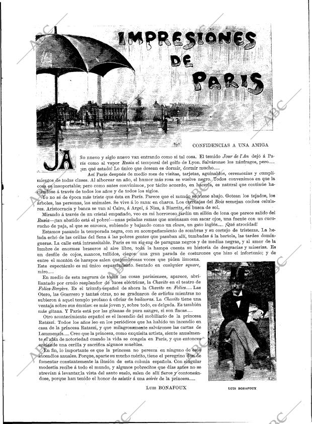 BLANCO Y NEGRO MADRID 26-01-1901 página 21